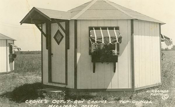 Cronks Octagon Cabins Hillman (newer photo)